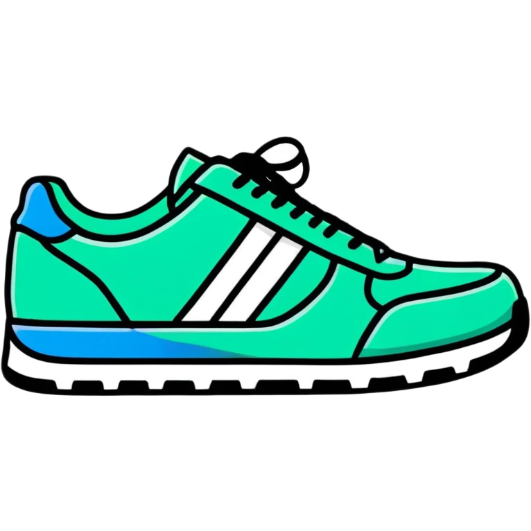 pair of retro sneakers emoji