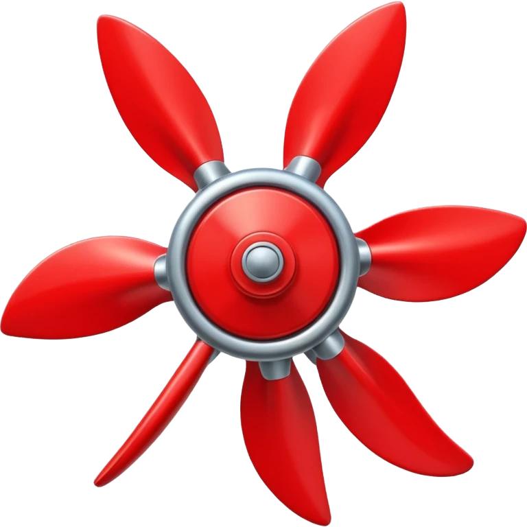 Red propeller emoji