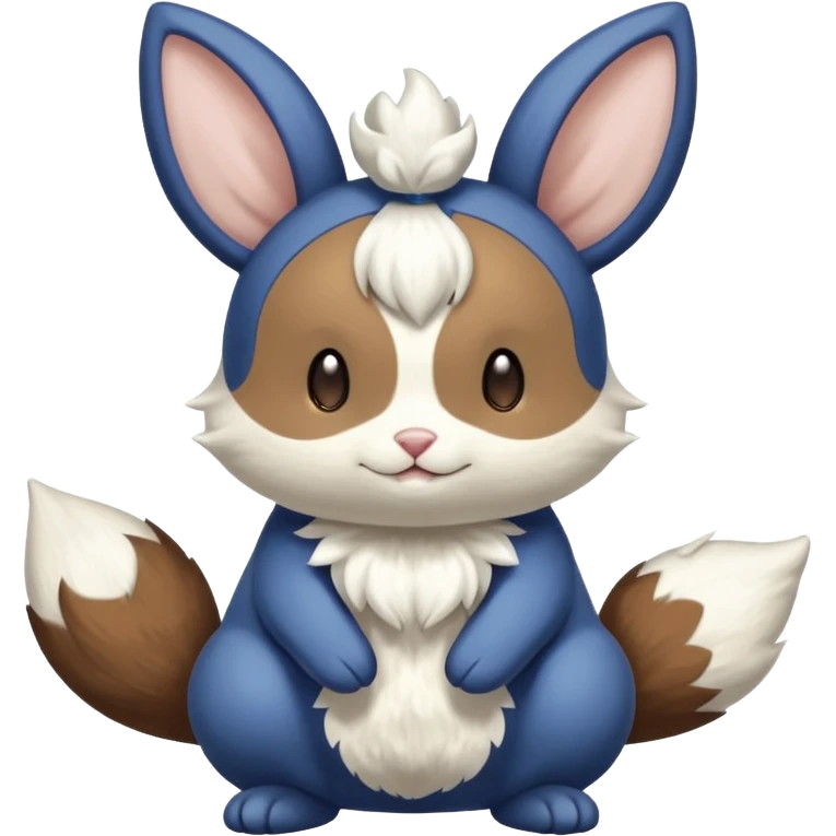 Meowstic-Buneary-Bunnelby-fusion emoji