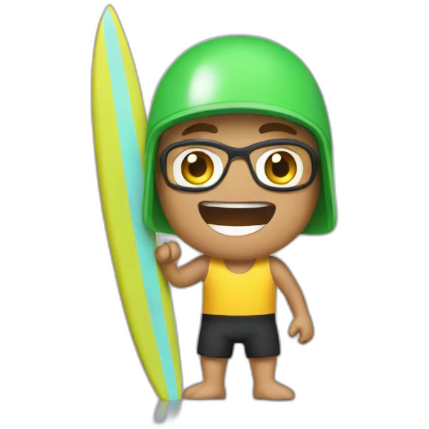Surfeur emoji