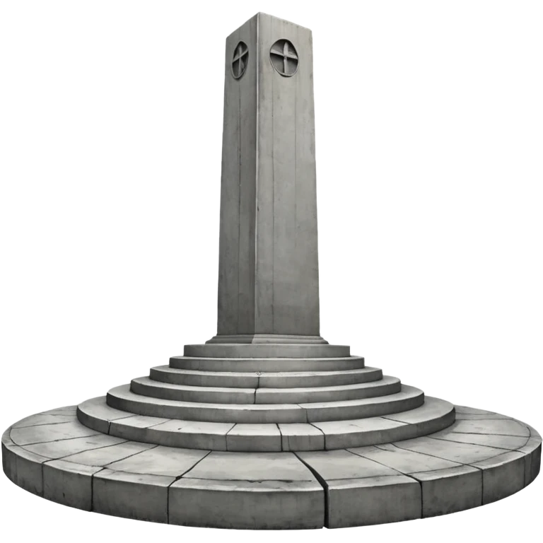 Anselm Kiefer concrete monument emoji