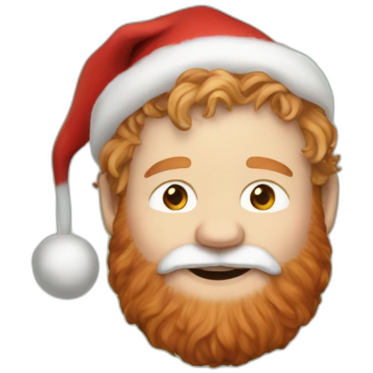 Ed sheeran santa claus emoji