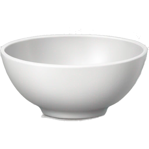 white bowl emoji
