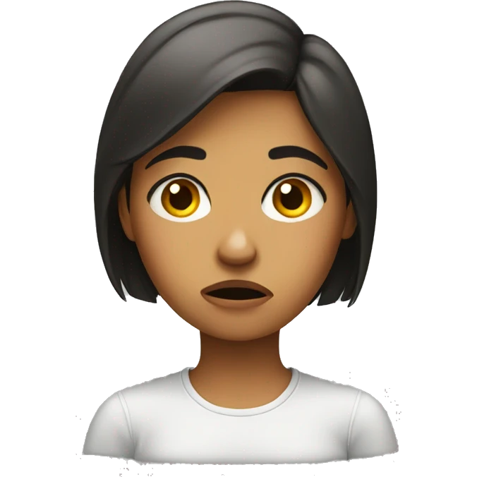 annoyed girl emoji