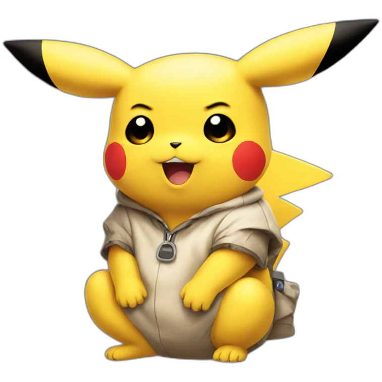 Drunk pikachu emoji