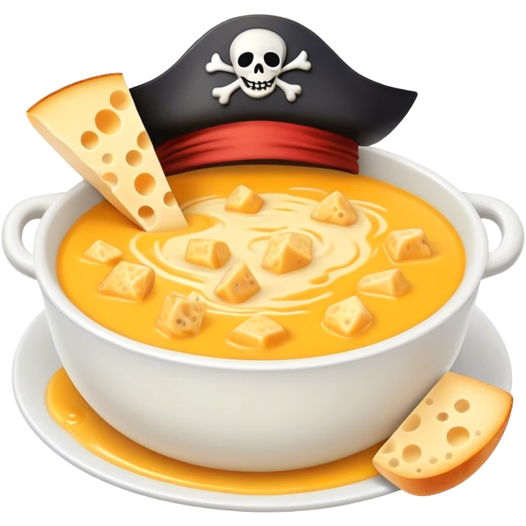 pirate cheese soup emoji