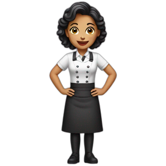 Waitress emoji