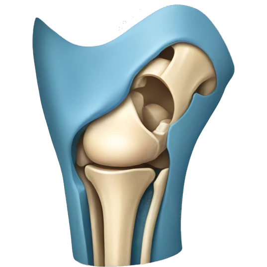 Knee replacement recovery emoji