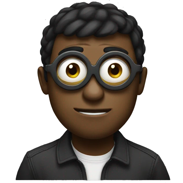 black minion emoji