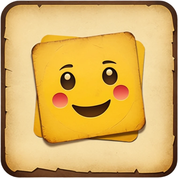 листовка старинная  emoji