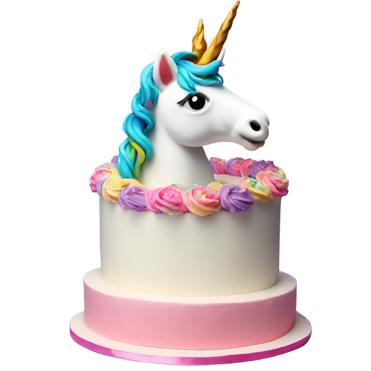 Unicorn cake  emoji