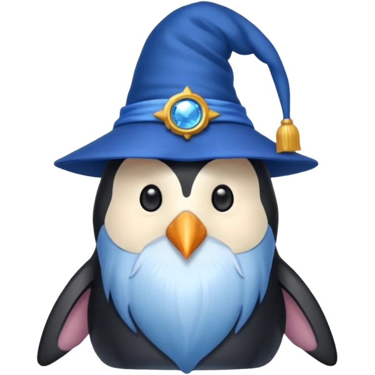 Penguin Wizard emoji
