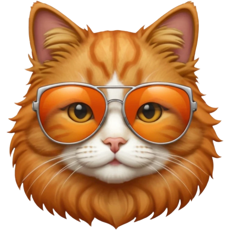 Cat wearing sunglasses emoji