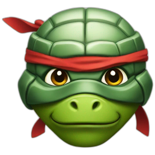 Raphael ninja turtle emoji