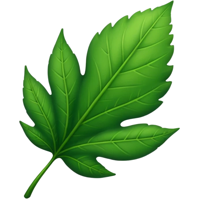 folha verde emoji