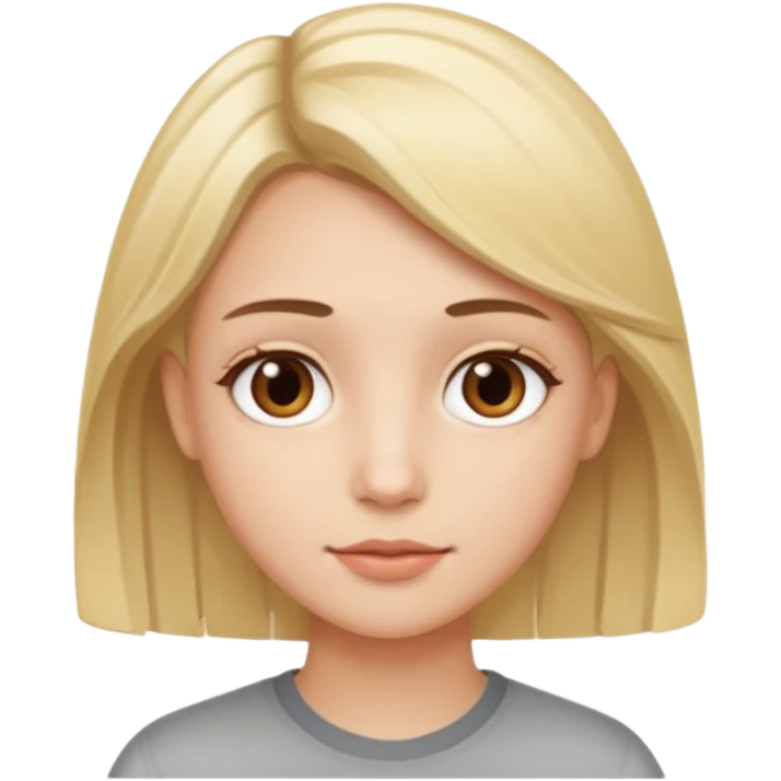 that but  with tiny blonde highlights emoji