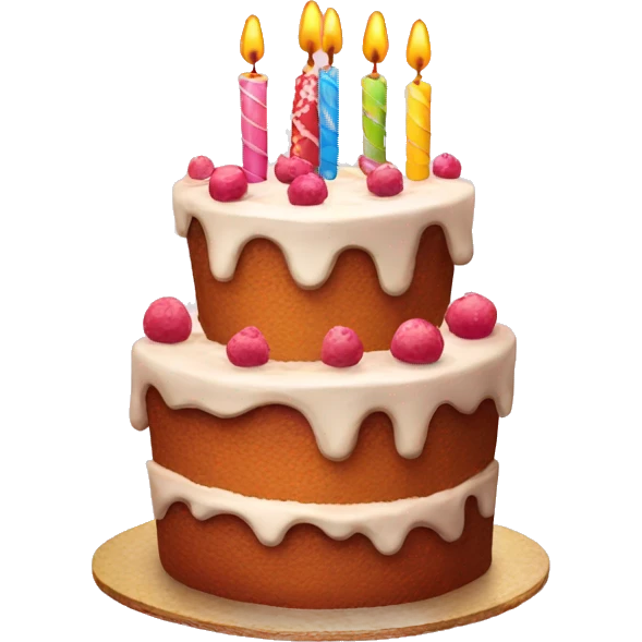 Happy birthday cake emoji