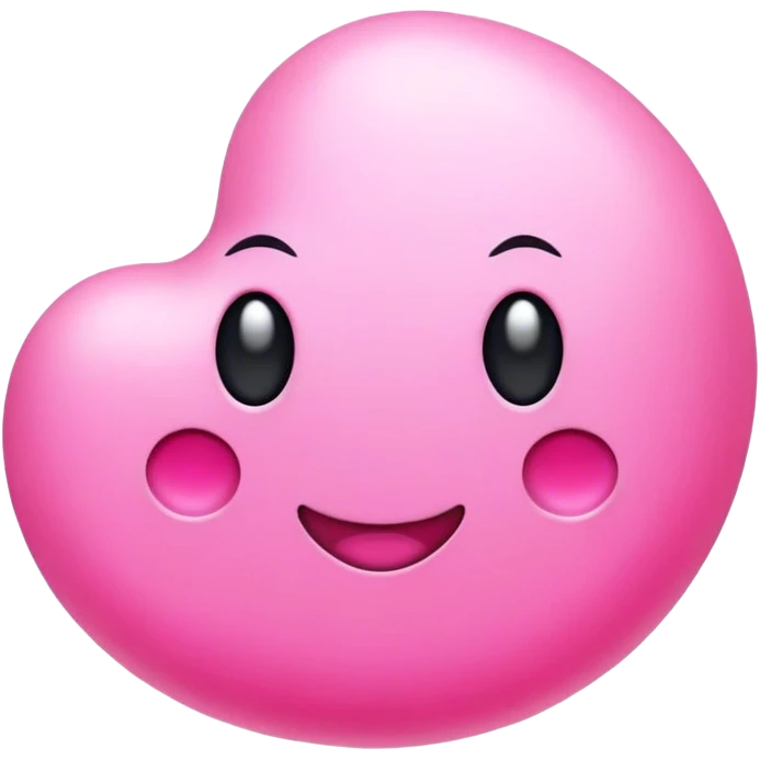 Pink  emoji