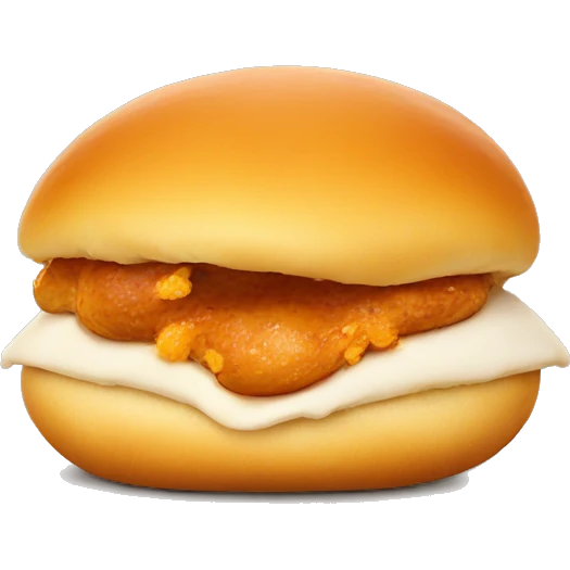 Saffron bun emoji