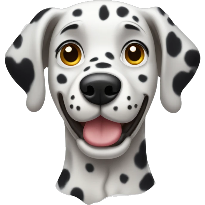 Dalmation dog  emoji