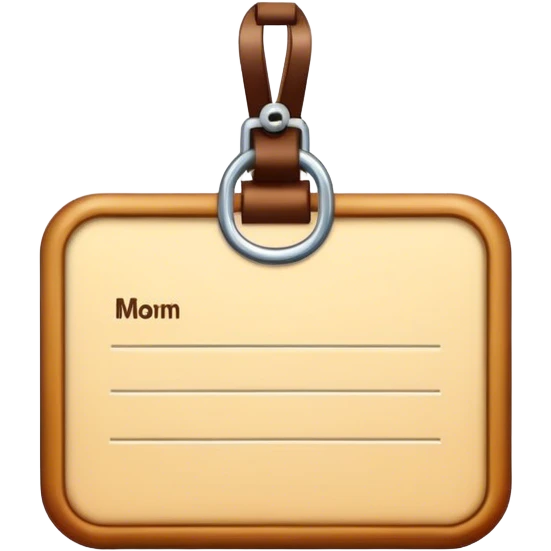 Name tag emoji