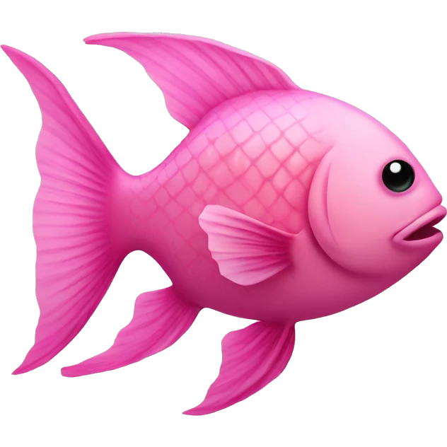 Fish in pink emoji