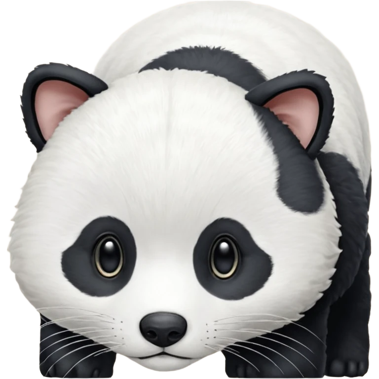 可愛撒嬌的白色奶牛貓 emoji