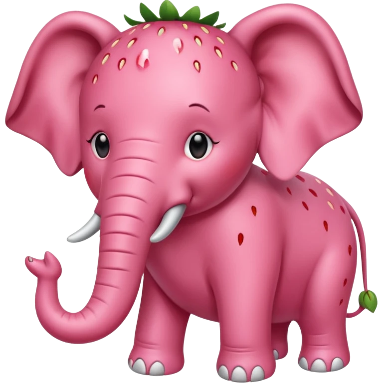 Strawberry Elephant emoji