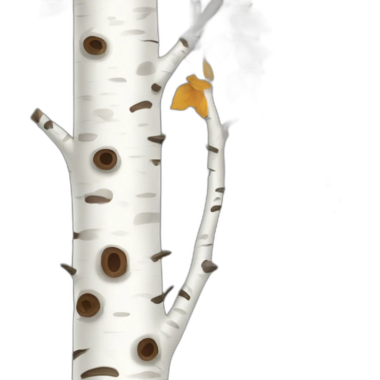 Birch tree emoji
