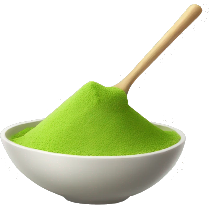 Matcha powder emoji