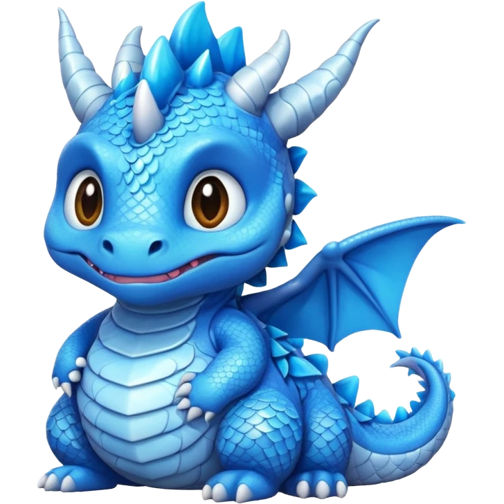 fat choncc baby blue dragon emoji
