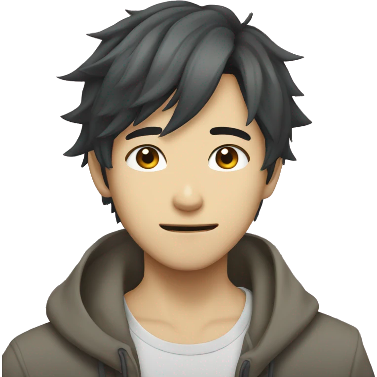 Japanese anime boy emoji