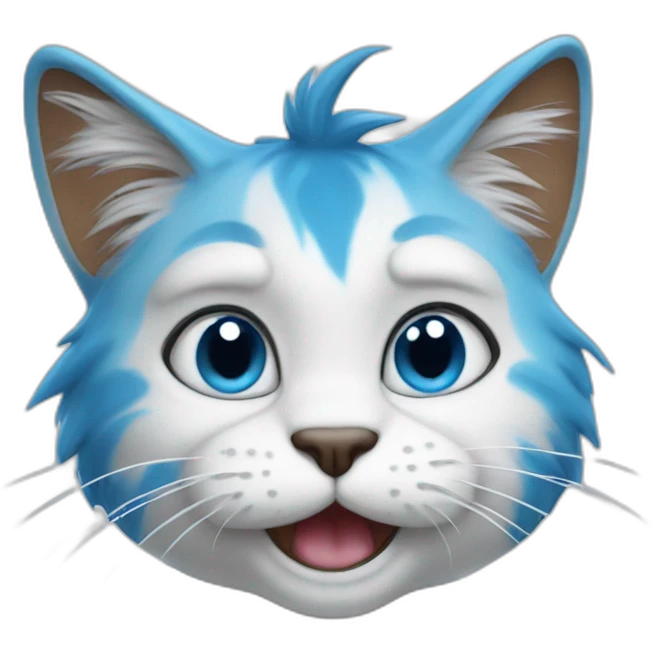 Smurf cat emoji