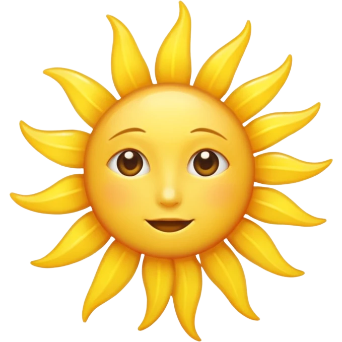 Güneş emoji