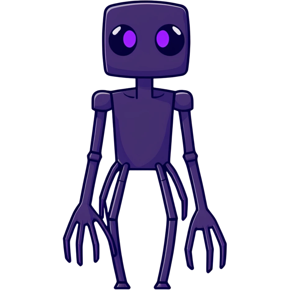 Minecraft Enderman emoji