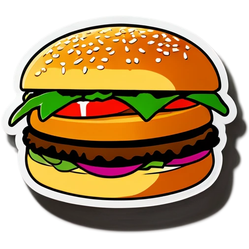 Juicy burger  emoji