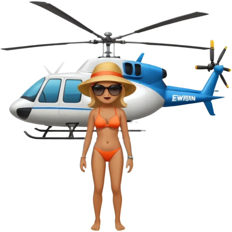 🏖️🚁VACATION at the america emoji