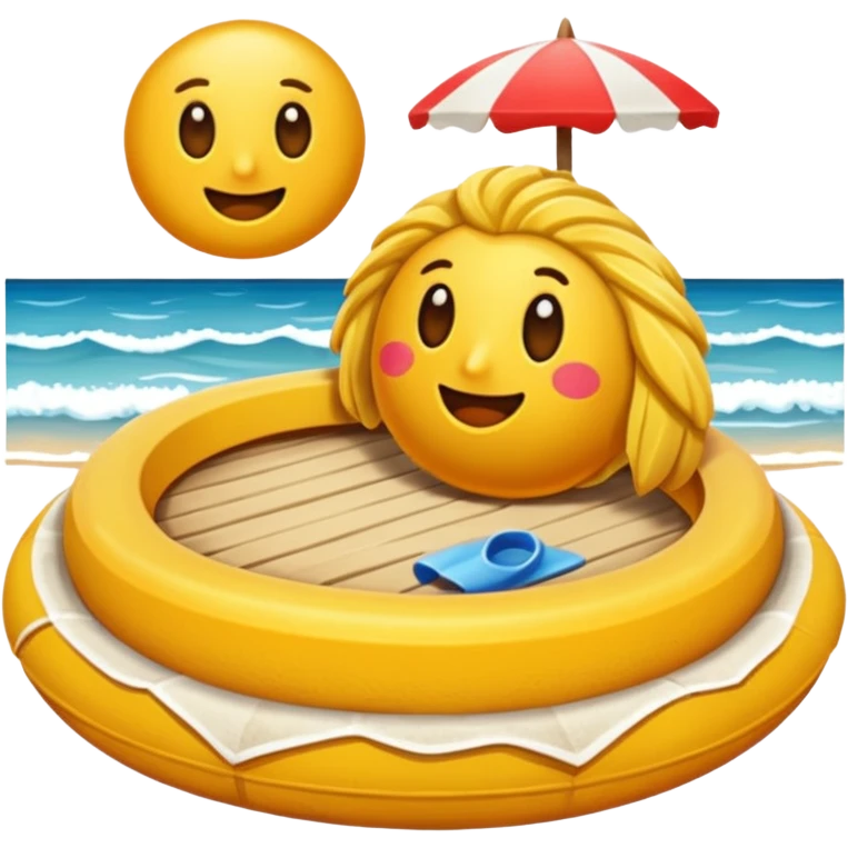 arena de la playa sin recuadros  emoji