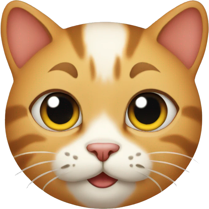 Cute cat face emoji