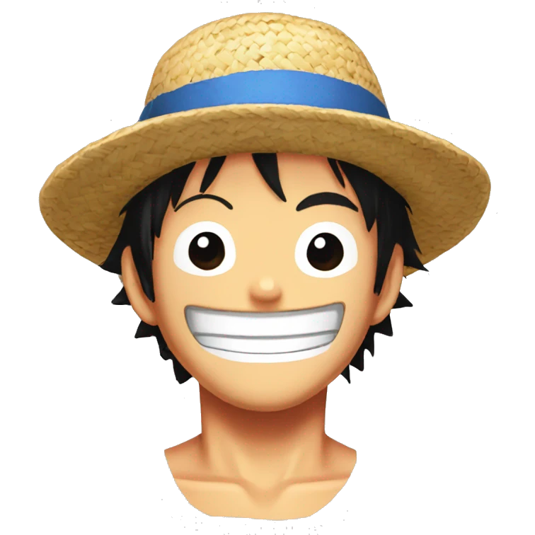 straw hat luffy emote emoji