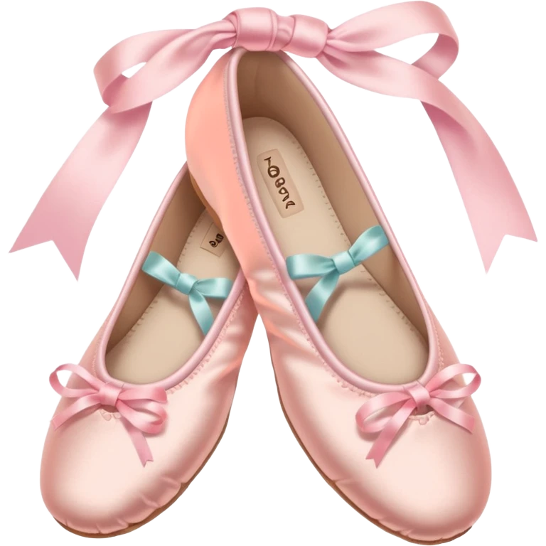 pastel pink ballet shoes emoji