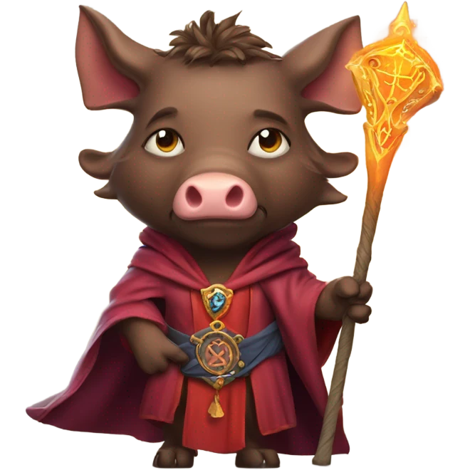 red booar mage emoji