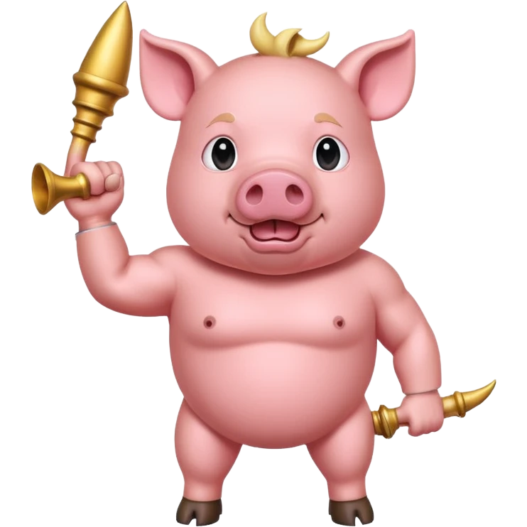 pig with a horn  emoji