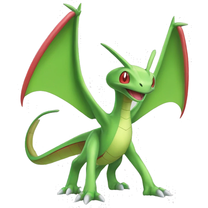 Full body Flygon-Genesect-Pokémon emoji