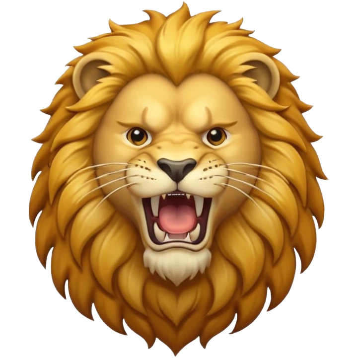 roaring lion emoji