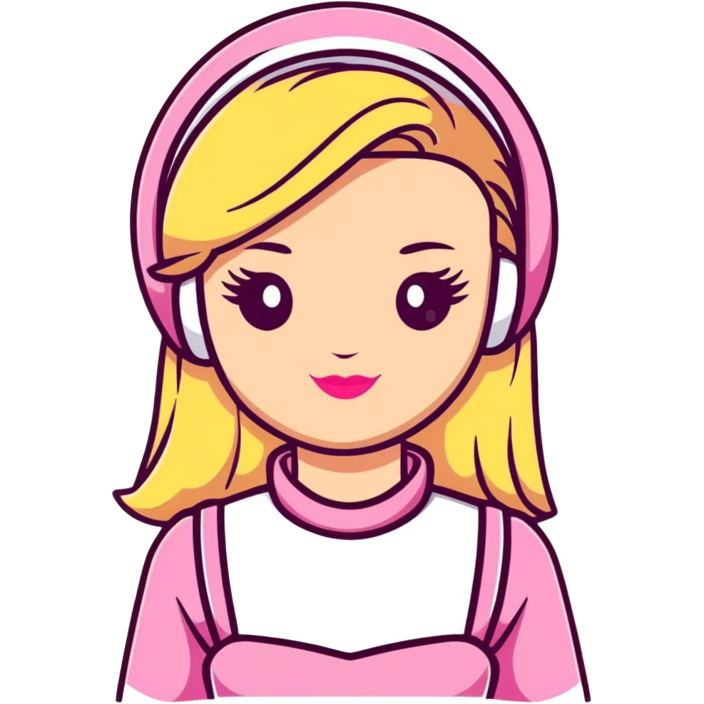 Barbie doll on vacation emoji