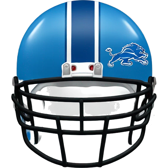 Detroit Lions helmet  emoji
