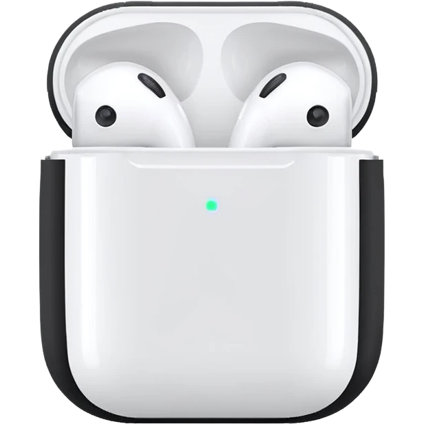A single Apple Airpod emoji