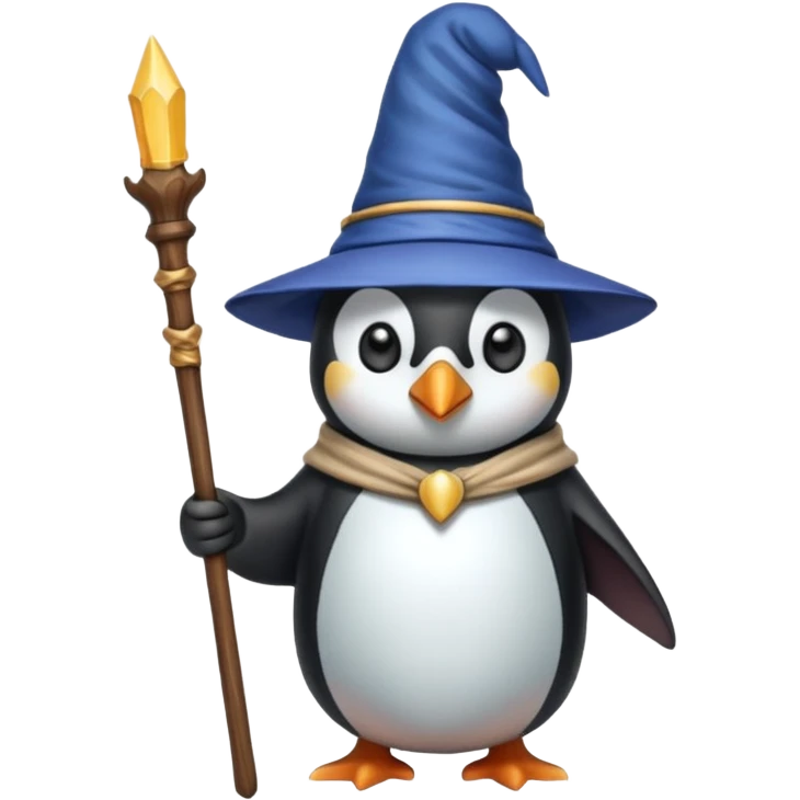 penguin wizard emoji