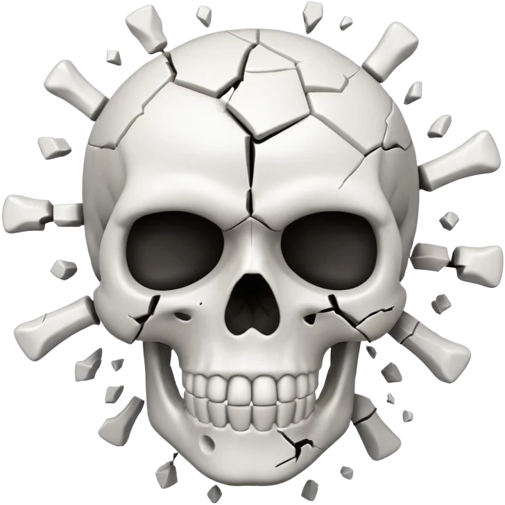 Patlayan kuru kafa emojisi emoji